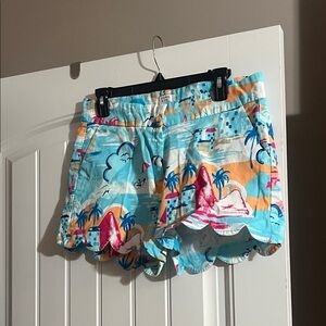 Crown & Ivy Multicolor High Waist Women's Shorts